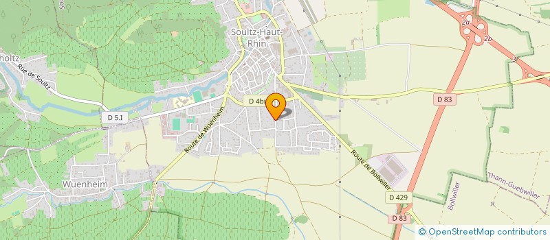 localisation de l'entreprise MONSIEUR FERNAND BRAUN  SOULTZ-HAUT-RHIN