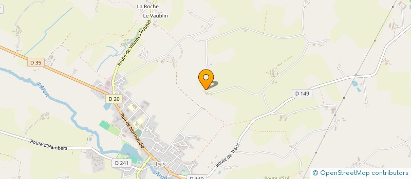 localisation de l'entreprise MONSIEUR FERNAND BRUNEAU  BAIS