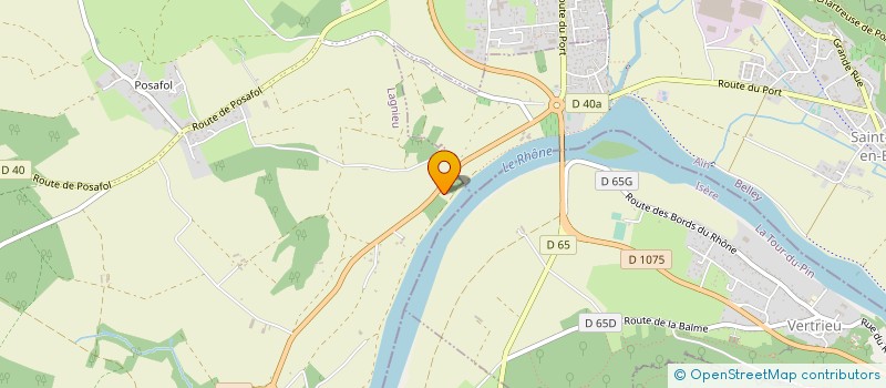 localisation de l'entreprise MONSIEUR FERNAND BUFFET  LAGNIEU