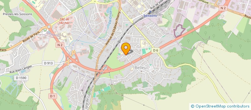 localisation de l'entreprise MONSIEUR FERNAND BURGER  VENIZEL