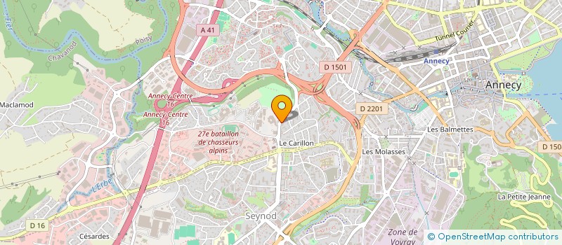 localisation de l'entreprise MONSIEUR FERNAND BUTTINI à ANNECY