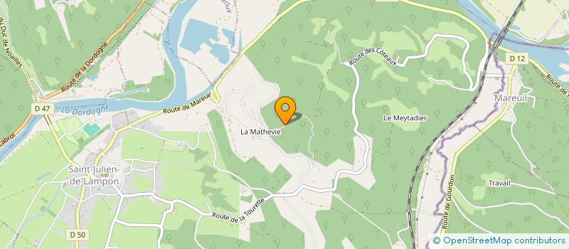 localisation de l'entreprise MONSIEUR FERNAND CARLUX  SAINT-JULIEN-DE-LAMPON