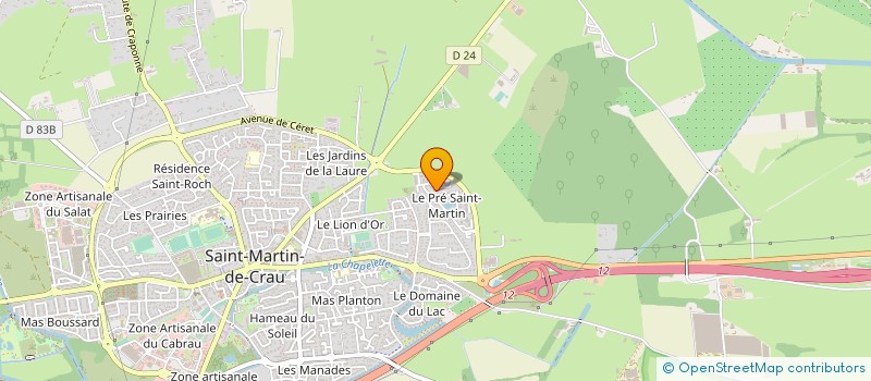 localisation de l'entreprise MONSIEUR FERNAND CAUVIN à SAINT MARTIN DE CRAU