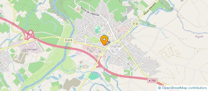 localisation de l'entreprise MONSIEUR FERNAND CAVALIER à GIGNAC