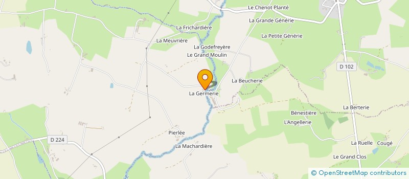 localisation de l'entreprise MONSIEUR FERNAND CERISIER à MONTAUDIN