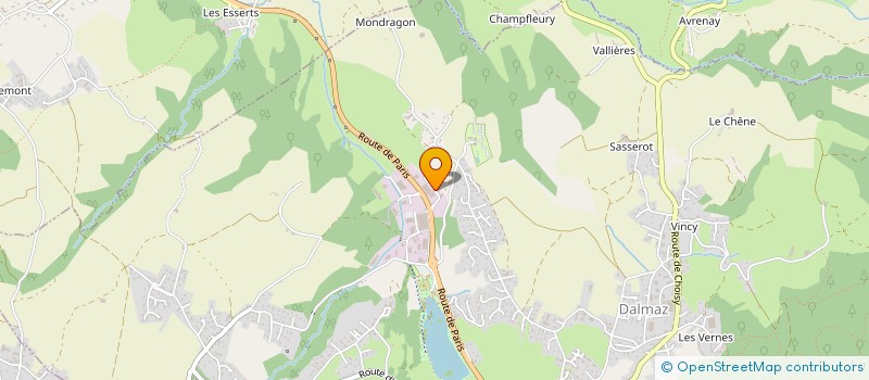 localisation de l'entreprise MONSIEUR FERNAND CHATEL  EPAGNY METZ-TESSY