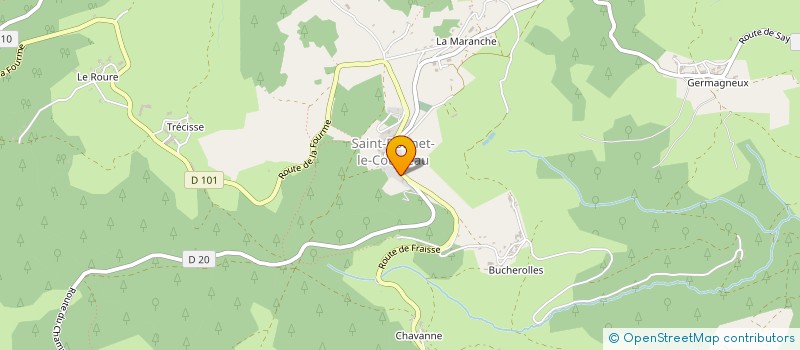 localisation de l'entreprise MONSIEUR FERNAND CHAZELLE  CHATELNEUF