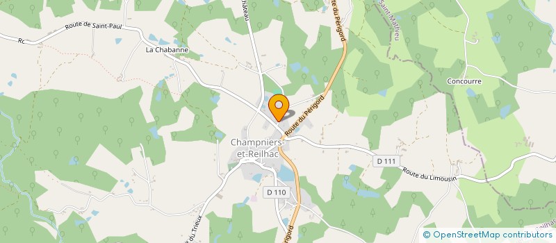 localisation de l'entreprise MONSIEUR FERNAND CHEMINADE  CHAMPNIERS-ET-REILHAC
