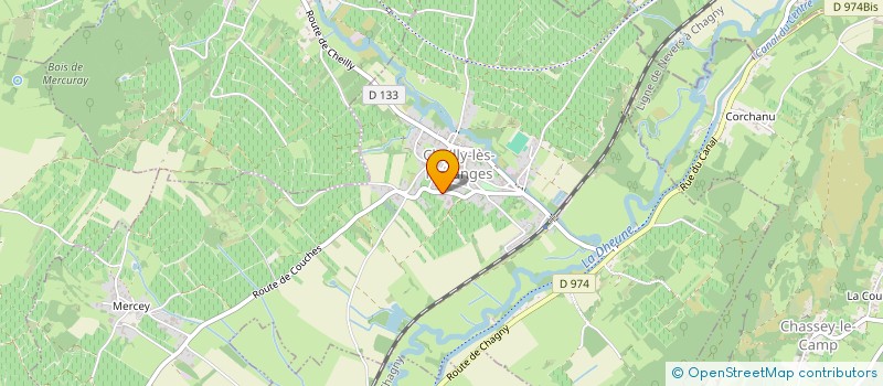 localisation de l'entreprise MONSIEUR FERNAND CHEVROT  CHEILLY-LES-MARANGES