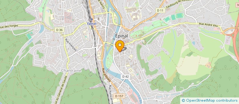 localisation de l'entreprise MONSIEUR FERNAND CHRISTOPHE à EPINAL