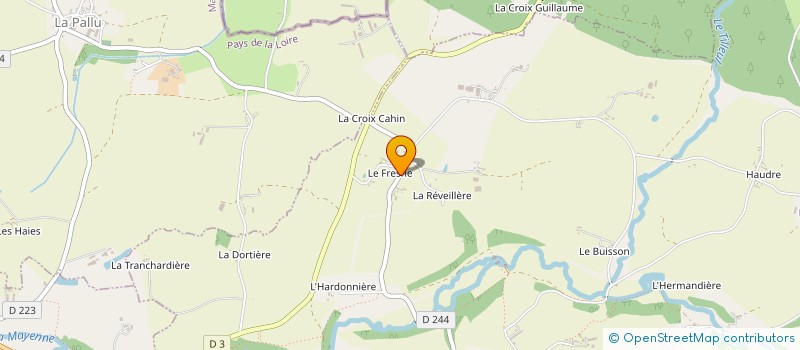 localisation de l'entreprise MONSIEUR FERNAND CLAVREUL à SAINT-CALAIS-DU-DESERT