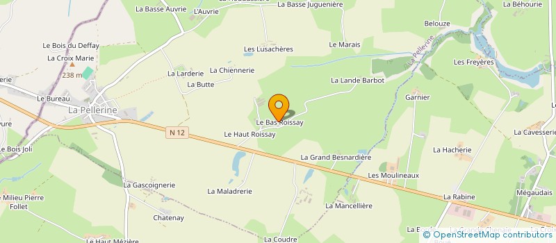 localisation de l'entreprise MONSIEUR FERNAND COGET  LA PELLERINE