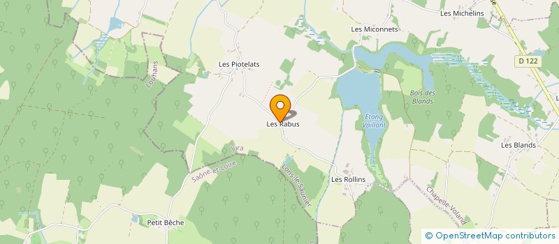 localisation de l'entreprise MONSIEUR FERNAND COLAS  COSGES