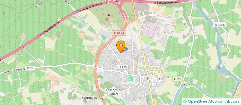 localisation de l'entreprise MONSIEUR FERNAND CORTES  BESSAN