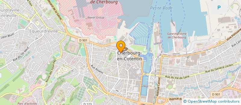 localisation de l'entreprise MONSIEUR FERNAND COUPPEY à CHERBOURG-EN-COTENTIN