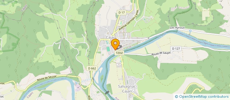 localisation de l'entreprise MONSIEUR FERNAND DABLANC  CALVIGNAC