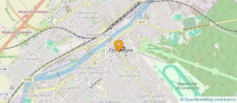localisation de l'entreprise MONSIEUR FERNAND DASSONNEVILLE à COMPIEGNE