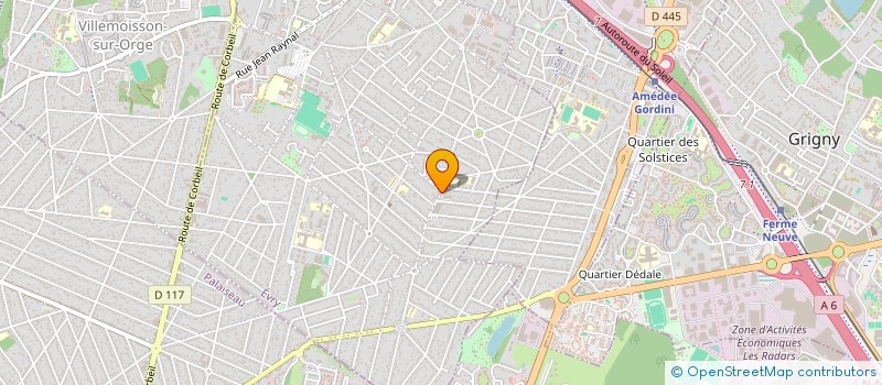 localisation de l'entreprise MONSIEUR FERNAND DEFFAIN  MORSANG-SUR-ORGE