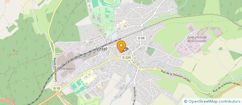 localisation de l'entreprise MONSIEUR FERNAND DROUOT  VITTEL