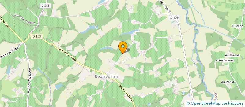 localisation de l'entreprise MONSIEUR FERNAND DRUILLET  SAINTE CHRISTIE D'ARMAGNAC