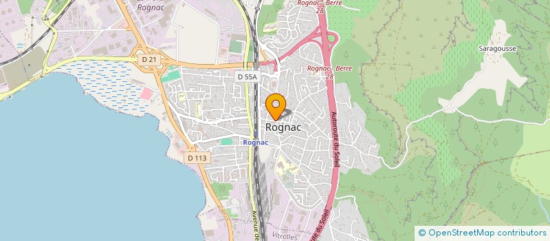 localisation de l'entreprise MONSIEUR FERNAND DUFFAUD  ROGNAC