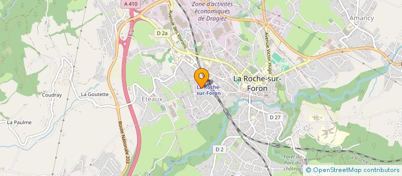 localisation de l'entreprise MONSIEUR FERNAND DUFRENE  LA ROCHE-SUR-FORON