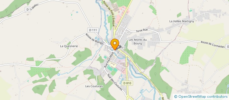 localisation de l'entreprise MONSIEUR FERNAND DUMESNIL  CORMEILLES