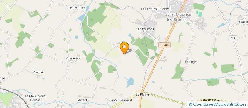 localisation de l'entreprise MONSIEUR FERNAND DUROUX  NEXON