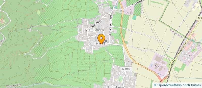 localisation de l'entreprise MONSIEUR FERNAND EHRHART  WETTOLSHEIM