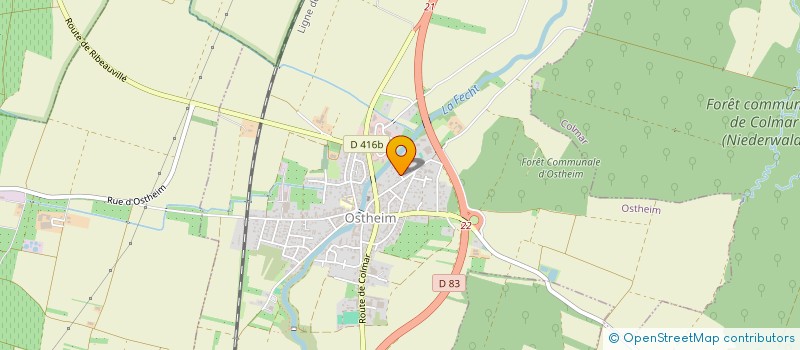 localisation de l'entreprise MONSIEUR FERNAND EISSLER  OSTHEIM