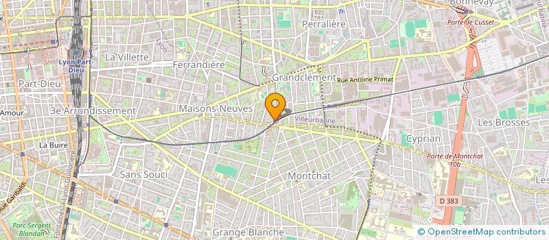 localisation de l'entreprise MONSIEUR FERNAND ELBAZ à VILLEURBANNE