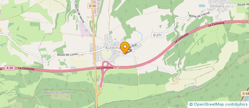 localisation de l'entreprise MONSIEUR FERNAND FAIVRE-RAMPANT  AUTECHAUX