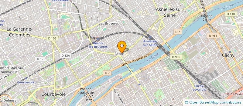 localisation de l'entreprise MONSIEUR FERNAND FALCK à COURBEVOIE