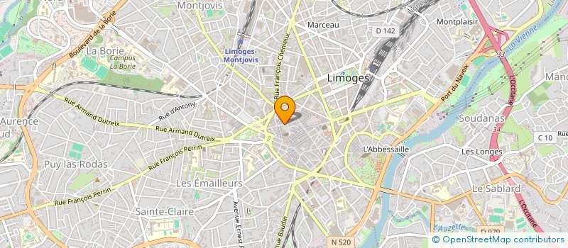 localisation de l'entreprise MONSIEUR FERNAND FEDIDA à LIMOGES