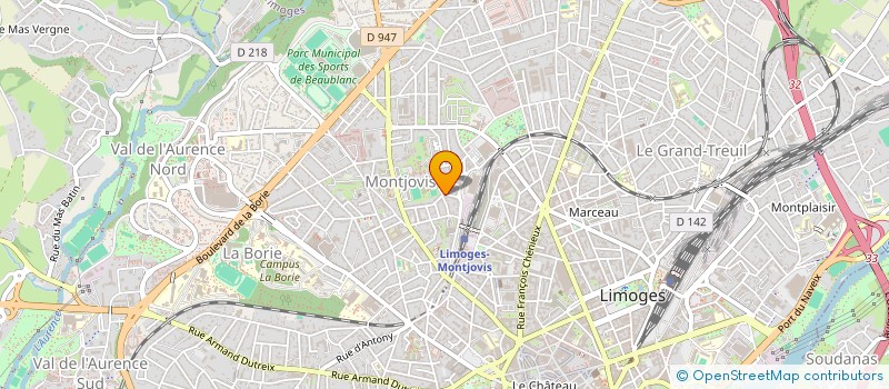 localisation de l'entreprise MONSIEUR FERNAND FEDIDA à LIMOGES
