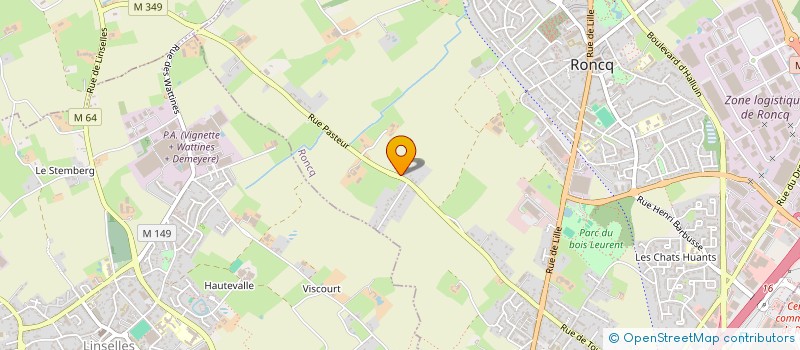 localisation de l'entreprise MONSIEUR FERNAND FILEZ à RONCQ