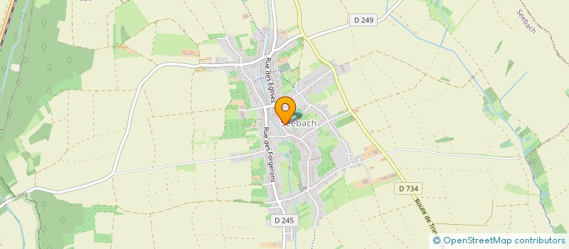 localisation de l'entreprise MONSIEUR FERNAND FOELLER  SEEBACH