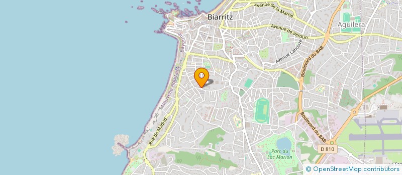 localisation de l'entreprise MONSIEUR FERNAND FOTEL  BIARRITZ