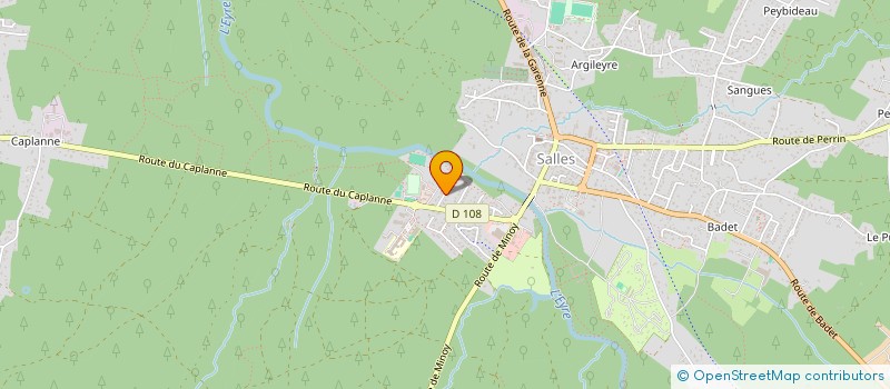 localisation de l'entreprise MONSIEUR FERNAND FOUCAUD  SALLES