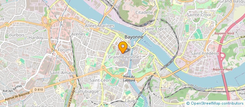 localisation de l'entreprise MONSIEUR FERNAND FRIQUET à BAYONNE