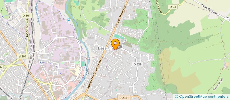 localisation de l'entreprise MONSIEUR FERNAND GALVEZ  MONTLUCON