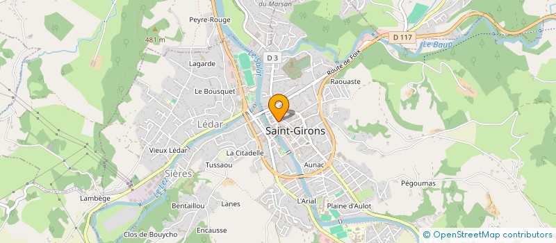 localisation de l'entreprise MONSIEUR FERNAND GALY à SAINT-GIRONS