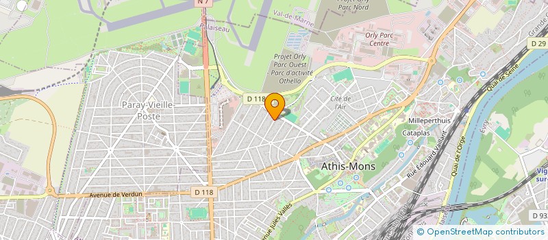 localisation de l'entreprise MONSIEUR FERNAND GARDET-SEBLON  ATHIS-MONS