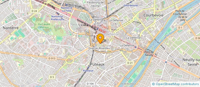 localisation de l'entreprise MONSIEUR FERNAND GARNIER  PUTEAUX