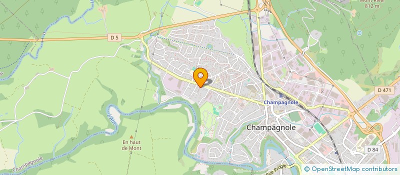 localisation de l'entreprise MONSIEUR FERNAND GASPAR à CHAMPAGNOLE