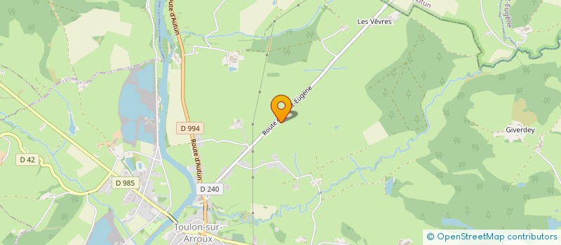 localisation de l'entreprise MONSIEUR FERNAND GAUTHIER  TOULON-SUR-ARROUX