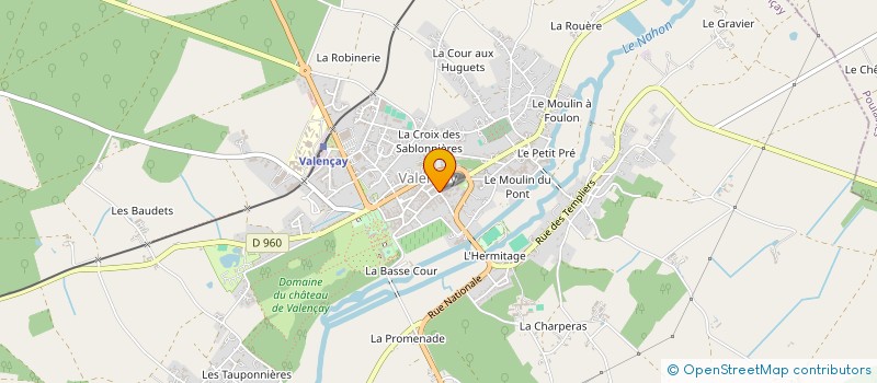 localisation de l'entreprise MONSIEUR FERNAND GERBET à VALENCAY
