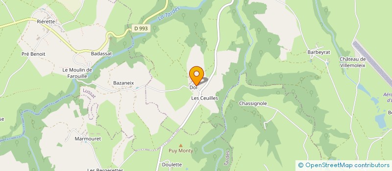 localisation de l'entreprise MONSIEUR FERNAND GLOMEAU à CHAMBON-SUR-VOUEIZE