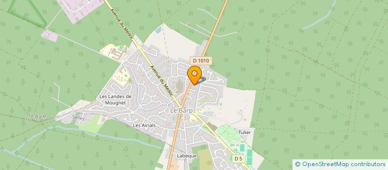 localisation de l'entreprise MONSIEUR FERNAND GRASSEAU  LE BARP