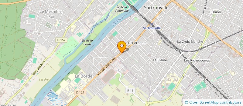 localisation de l'entreprise MONSIEUR FERNAND GROSPIERRE  SARTROUVILLE